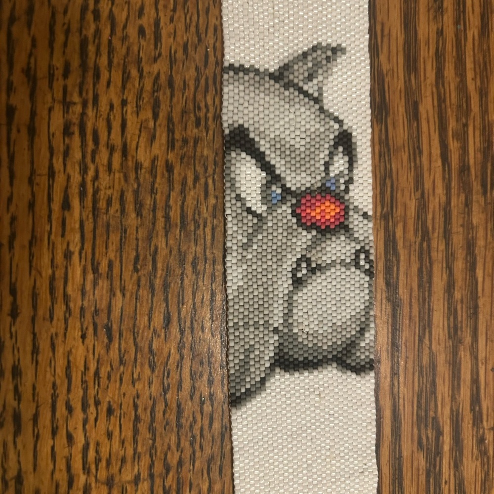 Bulldog Beaded Bracelet